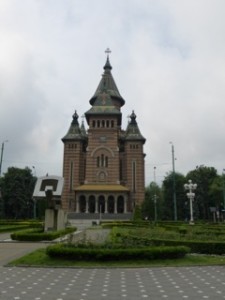 Timisoara Orthodox Church representing the major religion in Romania.